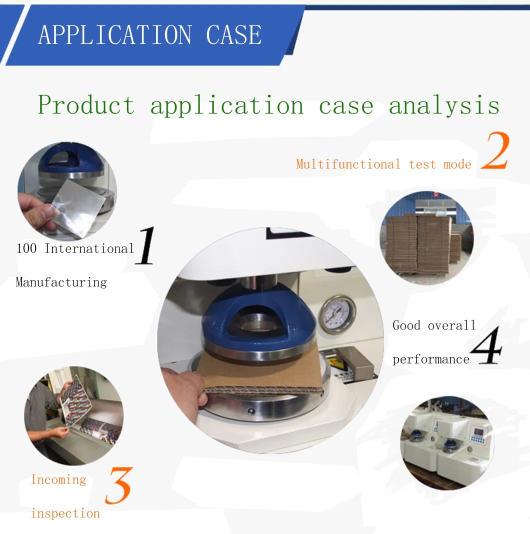 Automatic Paper Corrugated Paperboard Bursting Strength Test Machine Burst Lab Testing Instrument