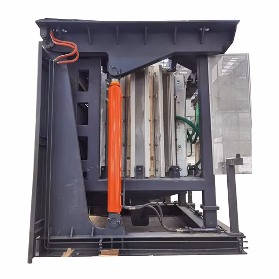 Aps 5ton 30ton Electric Industrial Cast Iron Stainless Steel Copper Aluminum Scrap Smelting Metal Brass Bronze Intermediate Frequency Induction Melting Furnace